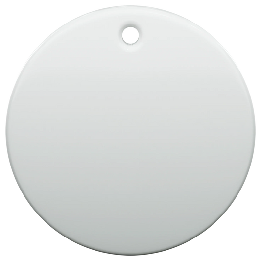 Ornamento de Ceramica Circular, impresion 1 lado o 2 lados